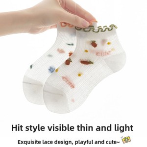 New Spring Summer Breathable Mesh Children's <strong>Socks</strong> for Girls <strong>Sweet</strong> Rolled Edge Baby <strong>Socks</strong>