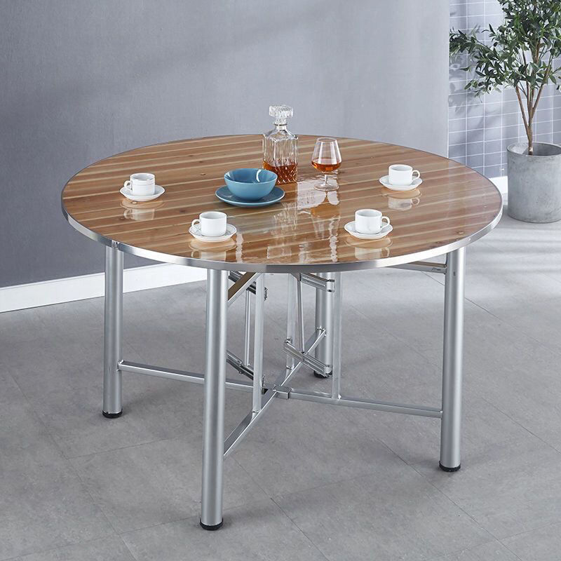 Estructura de mesa con borde de acero de 1,2 metros