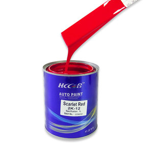 SHHCC 2K Scarlet Red Car Paint Two-Component Resin Acrylic Silicone <strong>SiO2</strong> Silicon Dioxide Spray Application <strong>MSDS</strong> Certified - Product Image 5