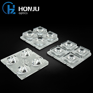 HONJU sokak ışığı camı XPE-3535 10 derece 4-in-1 Led optik lens açık stadyum ışık modülü Lens - Product Image 1
