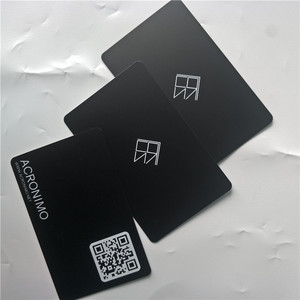 RFID-schwarze PVC-Karte