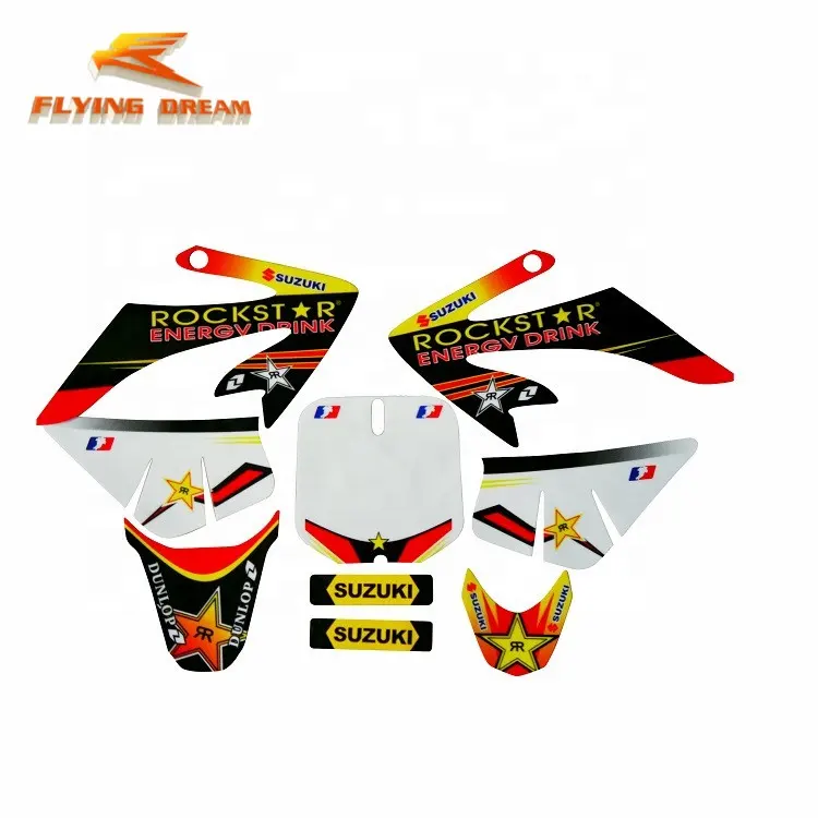 Kit de decalques para dirt pit bike xr50 3m, conjunto de peças de reposição de crf70