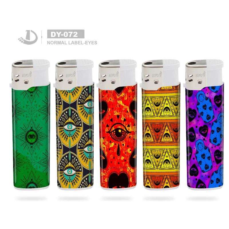 Adult cheap wholesale low price 5 colors plastic cigarette lighter
