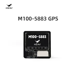 HGLRC M100-5883 M10 GPS modülü pusula seramik anten ile On-board RC uçak FPV için LED göstergeler 21x21mm uzun menzilli - Product Image 2