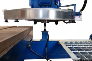HUALONG Stone Machinery Automático Multifunción 5 Axis Cnc Router Bridge Saw Máquina de corte de piedra de mármol con fresado - Product Image 3