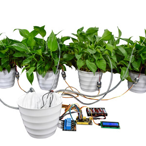 Keyestudio DIY elektronik sulama kiti Arduino DIY programlama için kapasitif toprak nem sensörü ile otomatik su çiçekler