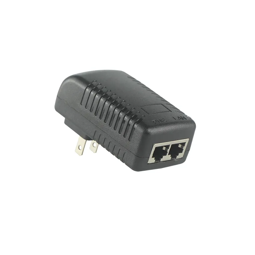 Ethernet Cung Cấp Video Giám Sát 12V 24V 48V Lan Power Adapter Tường POE Injector Cho IP Camera Ubiquity AP