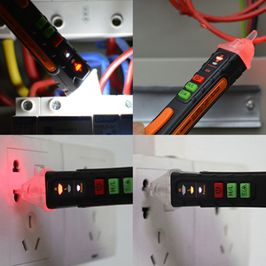 非接触AC高電圧テスター12-1000V電気ペンタイプ自動回路電圧検出器LEDライト