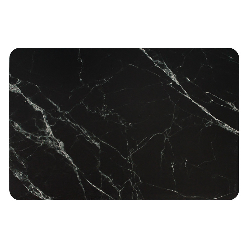 หินอ่อนสีดำและสีขาว