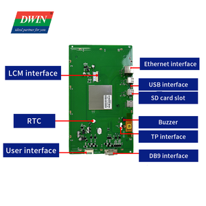 DWIN Display HMI di grado industriale da 10.1 pollici 1280*800 Pixel IPS TFT capacitivo Touch Screen PLC Controller industriale - Product Image 3