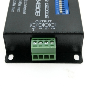 PX24506 DMX 512 Decoder Treiber 9A DMX 512 Verstärker 12V 24V LED DMX512 Controller für RGB LED Strip Lights