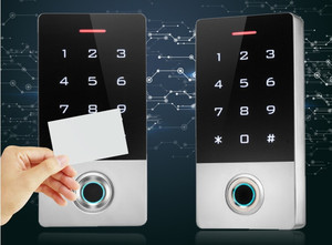 Parmak izi/akıllı kapı giriş RFID erişim kontrol sistemi parmak izi tanıma soyunma kilidi - Product Image 5