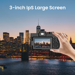 En iyi 48MP 4K dijital kamera 1/2.3 "sensör 16x dijital Zoom görüntü sabitleme WiFi seyahat Vlogging - Product Image 6