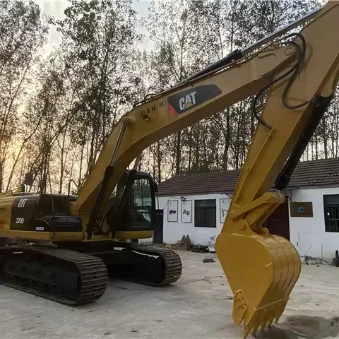 Máquina de construcción de segunda mano Máquina excavadora CAT 320D a la venta, maquinaria de oruga usada CAT 320D Excavadoras usadas