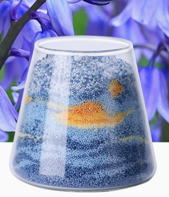 Cloche à vent bleue (0,6 kg)