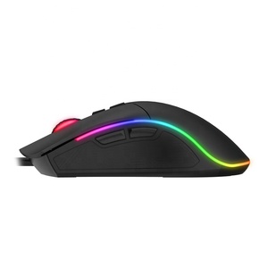 MS1001S Havit OEM 7 tuşları 4800 Dpi hafif ergonomik fare oyunu RGB LED Pc bilgisayar oyun Optico Raton fare oyun - Product Image 6