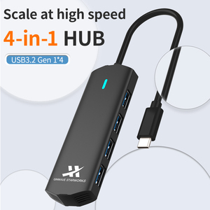 OEM/ODM ข้อเสนอพิเศษสำหรับแล็ปท็อป iPhone USB3.0 4 in 1พอร์ตชนิด C อะแดปเตอร์อุปกรณ์เสริมคอมพิวเตอร์ฮับ <span class=keywords><strong>USB</strong></span> - Product Image 2