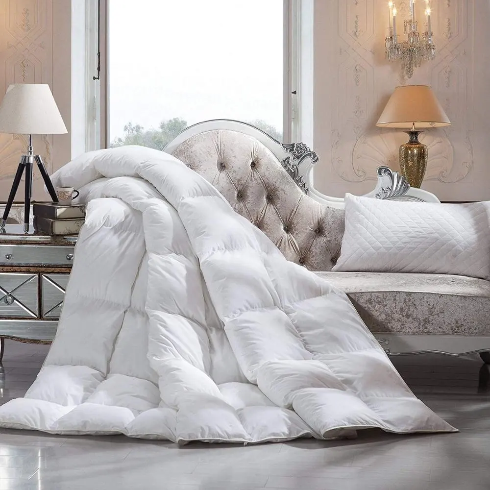 100% Cotton Summer White Duck Down Comforter