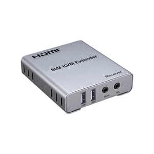 HDMI KVM扩展器通过cat5/6以太网电缆HDMI交换机HDMI USB扩展器，带鼠标和键盘端口可达60m - Product Image 1