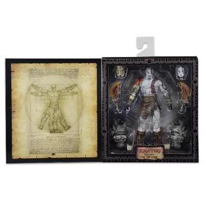 God of War 3 Ultimate Kratos Deluxe Edition手作りPVC置物箱入りモデル冷凍キャラクターアクションフィギュアZSのおもちゃ - Product Image 3