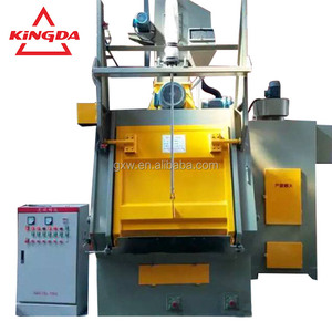 Q328 Crawler Belt Shot <strong>Blasting</strong> Machine for Casting Manual Cleaning with Engine and Motor Deflashing and Burnishing - Product Image 6