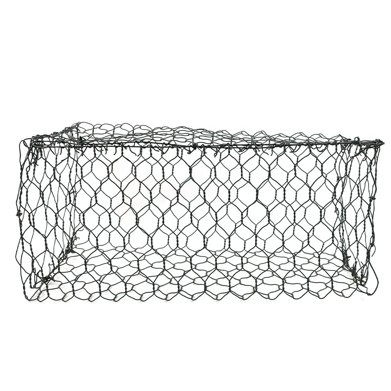 蛇籠石ケージ保持壁強力スクリーン六角形ワイヤーメッシュバスケットPVCコーティング蛇籠ボックス