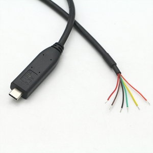 FTDI kablo Oem üretimi saf Cooper Program bağlantısı 5V/3.3V Rs232 ila mikro Usb kablo
