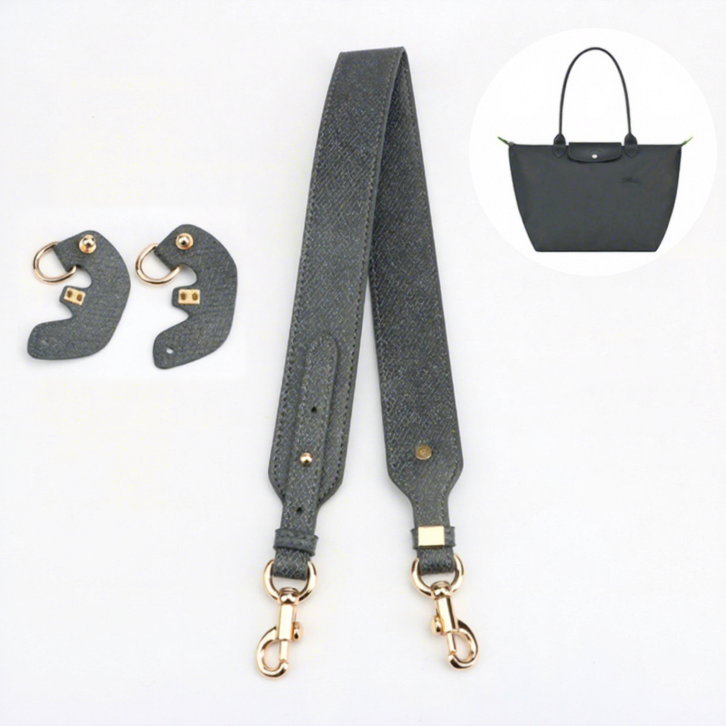 paquet de boucles courtes en or gris graphite