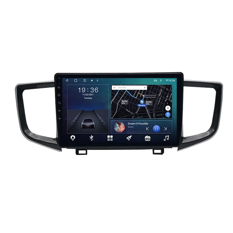 Radio Mobil Android 10 untuk Honda Pilot 2016 2017 2018 2019, Pemutar Multimedia Navigasi GPS