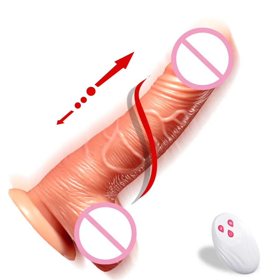 Günstige Dildo Wireless Fernbedienung Teleskop Dildos Vibrator Sexspielzeug für Frauen Künstlicher Penis Mit Saugnapf Adult Toys %