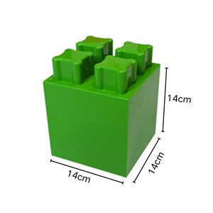 Color personalizado Bloques de construcción de gran tamaño Seguridad Plástico ABS Bloques de construcción de gran tamaño para jardines de infantes - Product Image 3