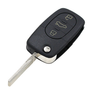 2/3/4ปุ่มรีโมทกุญแจรถกรณีเชลล์สำหรับออดี้ A3 A4 A6 A8 TT Quattro RS4เครื่องส่งสัญญาณ HAA HU66ผู้ถือแบตเตอรี่ขนาดใหญ่ใบมีด - Product Image 3