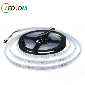 30Leds/m WS2811 sihirli rüya renkli <span class=keywords><strong>Led</strong></span> şerit işık su geçirmez DC12/24V SMD5050 RGB IP66/IP68 açık adresli <span class=keywords><strong>led</strong></span> şerit <span class=keywords><strong>2811</strong></span>