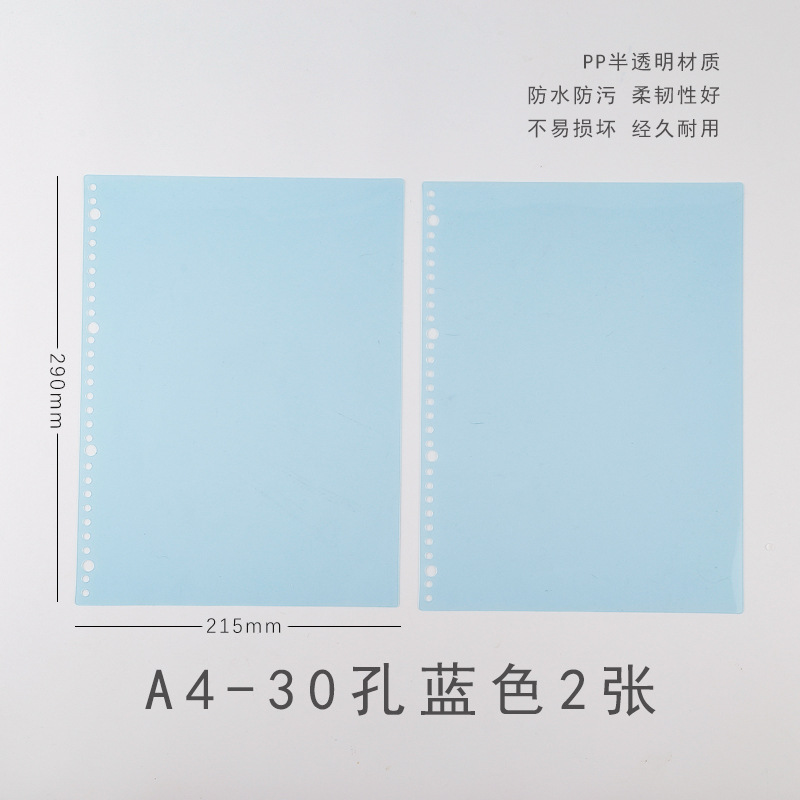 A4 Blue (2 PP Covers Included)