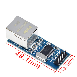 Mini ENC28J60 Ethernet LAN-Netzwerk modul für R3 51 AVR SPI PIC STM32 LPC-Education & Maker Boards Großhandel - Product Image 2