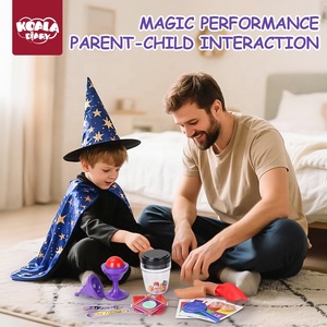 コインと魔法のカップを持つ子供のためのマジックキットSTEM学習おもちゃ初心者の錯覚セットパーティーやショーのためのポータブルマジックツール - Product Image 6