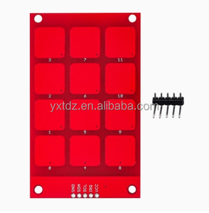 YIXINTAI MPR121 Teclado táctil capacitivo 12 botones Teclado de alta sensibilidad - Product Image 1