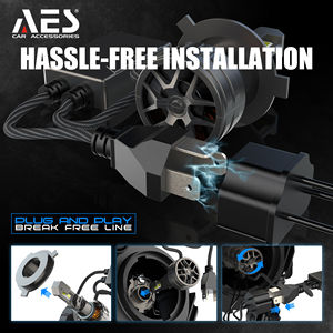 AES หลอดไฟหน้า LED 65W D1อุปกรณ์เสริมในรถยนต์แสงสว่างกำลังสูงอะไหล่รถยนต์ - Product Image 6