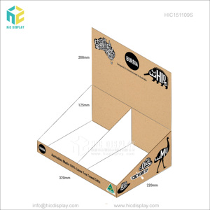纸板台面显示器，柜台化妆品展示架，纸板桌面显示 - Product Image 6