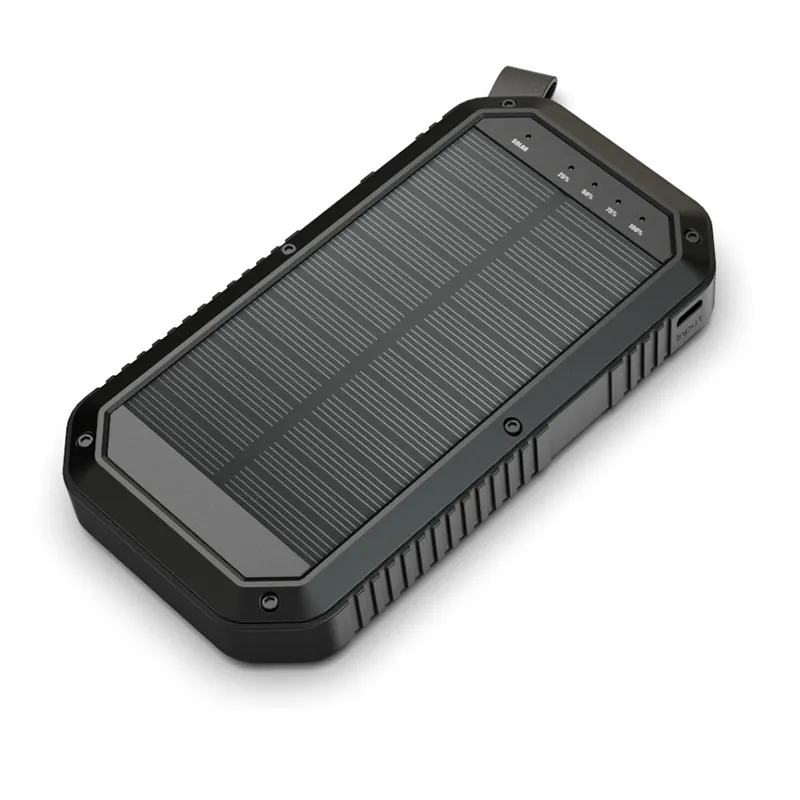 2020 en yeni USB mobil şarj cihazı güneş enerjisi bankası 10000mah, yüksek kaliteli taşınabilir pil şarjı