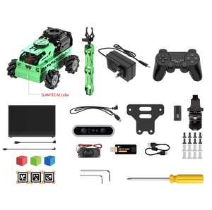 ROS2 Robot JetRover con Lidar microfono Array AI Vision braccio Robot per lo smistamento di impilamento mappatura navigazione interazione vocale