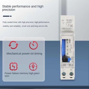 SUL180a 16a Timer meccanico 15 minuti 24 ore programmabile Din ferroviario Timer Time Switch relè - Product Image 3