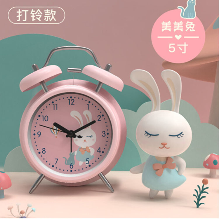 Chat et lapin rose (5 pouces)
