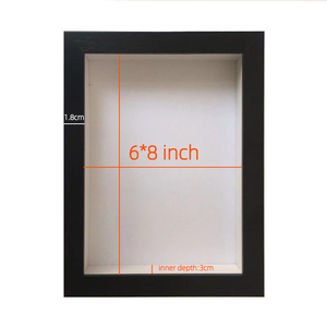 3D Shaw Box <strong>Frame</strong> Size 6 <strong>X</strong> 8 &quot; Inner Depth 3cm Display <strong>Frame</strong> Table Dry Flower Photo <strong>Frame</strong> - Product Image 3