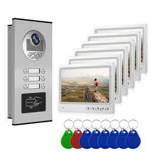 Multi <strong>Apartment</strong> <strong>Sip</strong> Video Phone <strong>Intercom</strong> <strong>System</strong> 7 Inch Tft Lcd Touch Screen Multi <strong>Apartment</strong> Video Door Phone <strong>Intercom</strong> <strong>System</strong> - Product Image 1