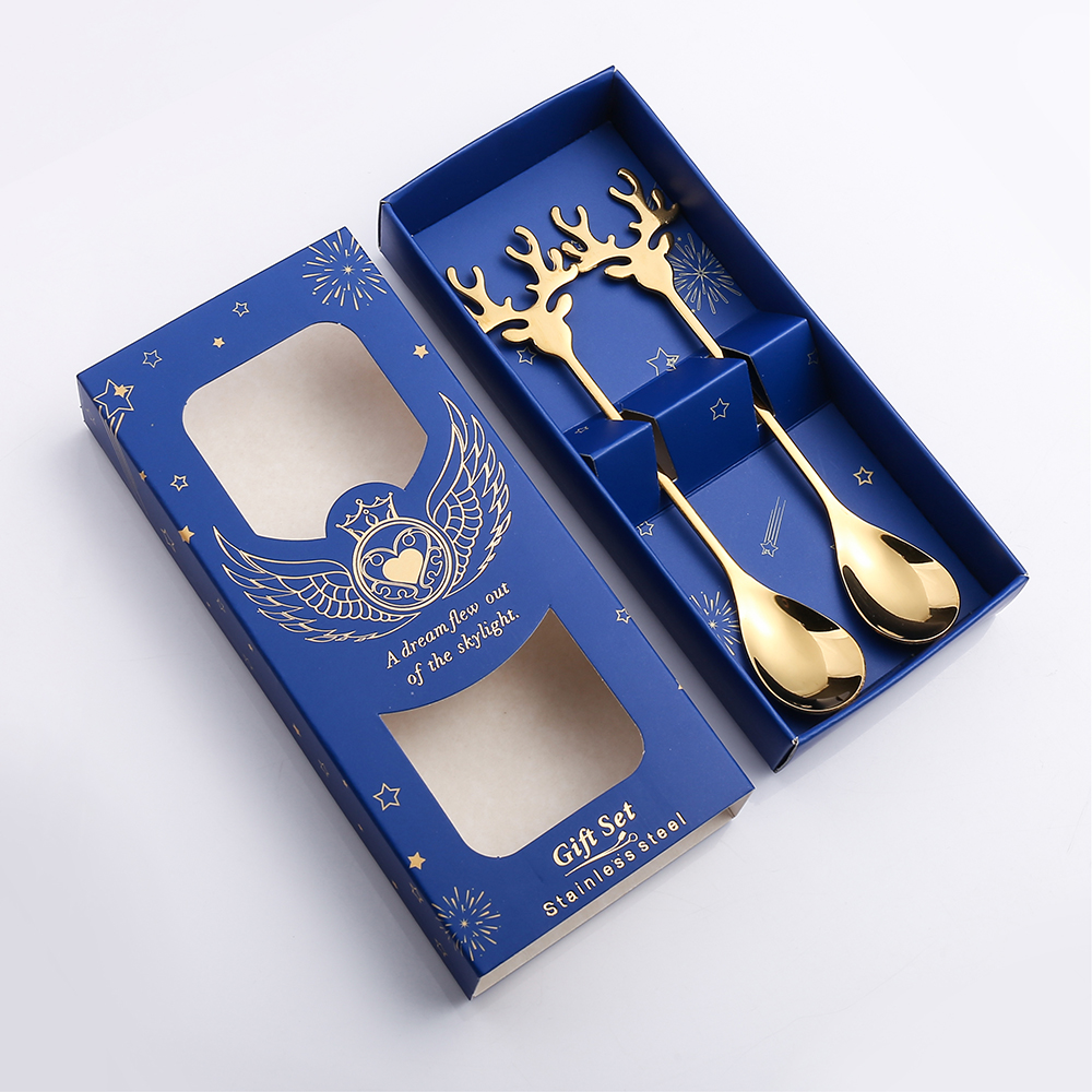 B Gold Spoon set
