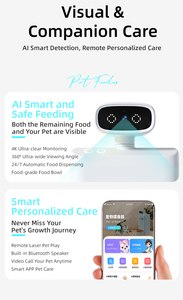 Best 2025 AI Cat Dog Pet Feeder With Movable Auto Locking Camera and Artificial Intelligence Health <strong>Detection</strong> <strong>Function</strong> - Product Image 3