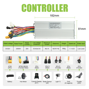 Green Pedel Hochwertige 52V Elektro-Kit-Umrüst sätze 2000w E Umrüst sätze für Fahrrad naben motoren für Fahrräder