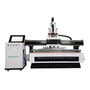 Neues Produkt G8 oszillierende Messers chneide maschine CNC Router ATC MDF Holz gravur maschine - Product Image 2