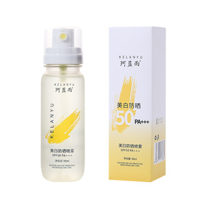 Protezione solare facciale biologica anti-ossidazione per tutti gli usi per il controllo dell'olio rinfrescante mini spray per la protezione solare - Product Image 1